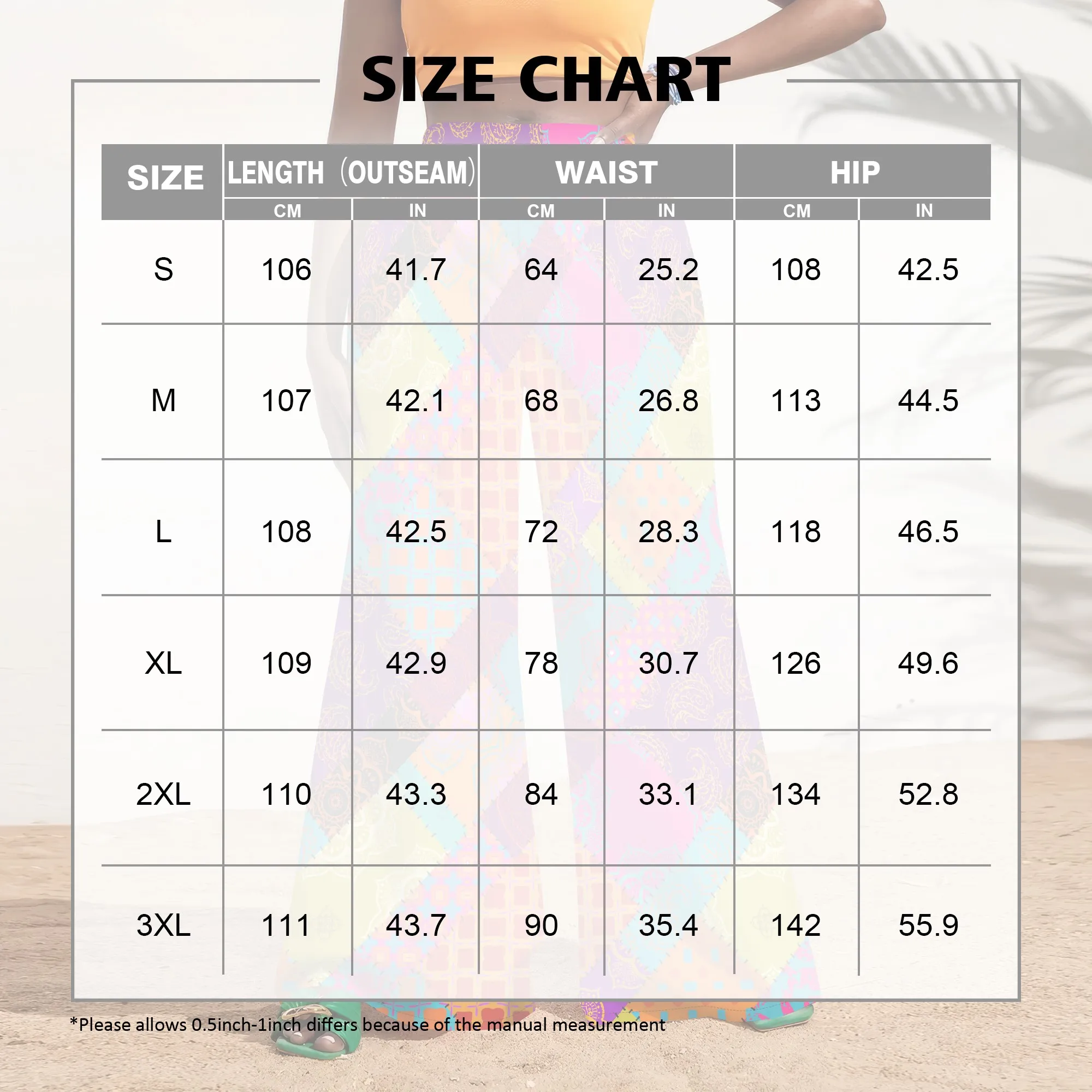 pantalon taille haute à jambes larges imprimé feuilles bleues tropicales pour femmes, vêtements de plage de vacances pantalon taille haute à jambes larges imprimé feuilles bleues tropicales pour femmes, vêtements de plage de vacances