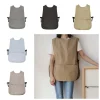 tablier de cuisine domestique japonais, vêtements de travail de restauration, vêtements de travail imperméables réglables, cape de barbier unisexe pour salon de nettoyage