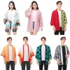 2025 Halloween Femmes/hommes été décontracté Cool Streetwear démon Slayer Kimetsu no Yaiba imprimer japonais Anime Kimono 2025 Halloween Femmes/hommes été décontracté Cool Streetwear démon Slayer Kimetsu no Yaiba imprimer japonais Anime Kimono