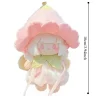 sakura elfe 10cm coton poupée vêtements robe avec aile poupée vêtements tenue rose fleur chapeau poupée habiller ensemble cadeau pour enfants