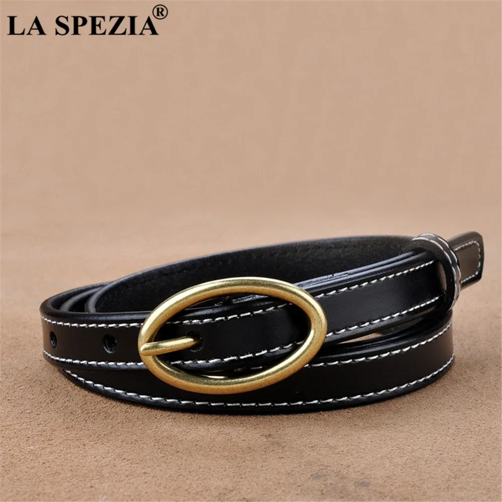 la spezia ceinture vintage en cuir group pour femme, marron, broche fine, structure de la taille, accessoire pour jeans la spezia ceinture vintage en cuir group pour femme, marron, broche fine, structure de la taille, accessoire pour jeans