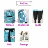uniforme de dessin animé kamado tanjirou urokodaki pour homme, kimono pour halloween