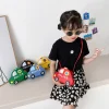 Interrupteur porte-monnaie de dessin animé pour enfants, sac messager en PU pour filles mignonnes, mini sacs à main initiés, mini sac cadeau Interrupteur porte-monnaie de dessin animé pour enfants, sac messager en PU pour filles mignonnes, mini sacs à main initiés, mini sac cadeau