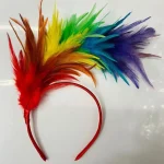 Bandes de sauna en plumes colorées vintage, design de plumes, accessoires de fête, danse, scène, spectacles, carnaval festif, vêtements de sauna Bandes de sauna en plumes colorées vintage, design de plumes, accessoires de fête, danse, scène, spectacles, carnaval festif, vêtements de sauna