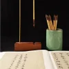 pinceau de calligraphie chinoise à l'huile, aquarelle, peinture à l'huile, poils de loup, écritures, pinceau d'écriture, pinceau d'art en bambou, fournitures d'art