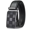 ceinture automatique pour hommes ceinture à boucle réglable en cuir véritable ceinture de style équipement noir/marron ceinture pour hommes d'affaires décontractée de haute qualité