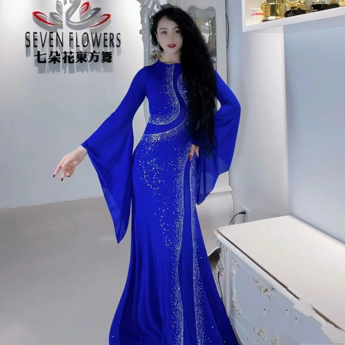 robe de spectacle orientale de danse du ventre, robe de danse du ventre professionnelle pour femmes, robe khaleegy robe de spectacle orientale de danse du ventre, robe de danse du ventre professionnelle pour femmes, robe khaleegy