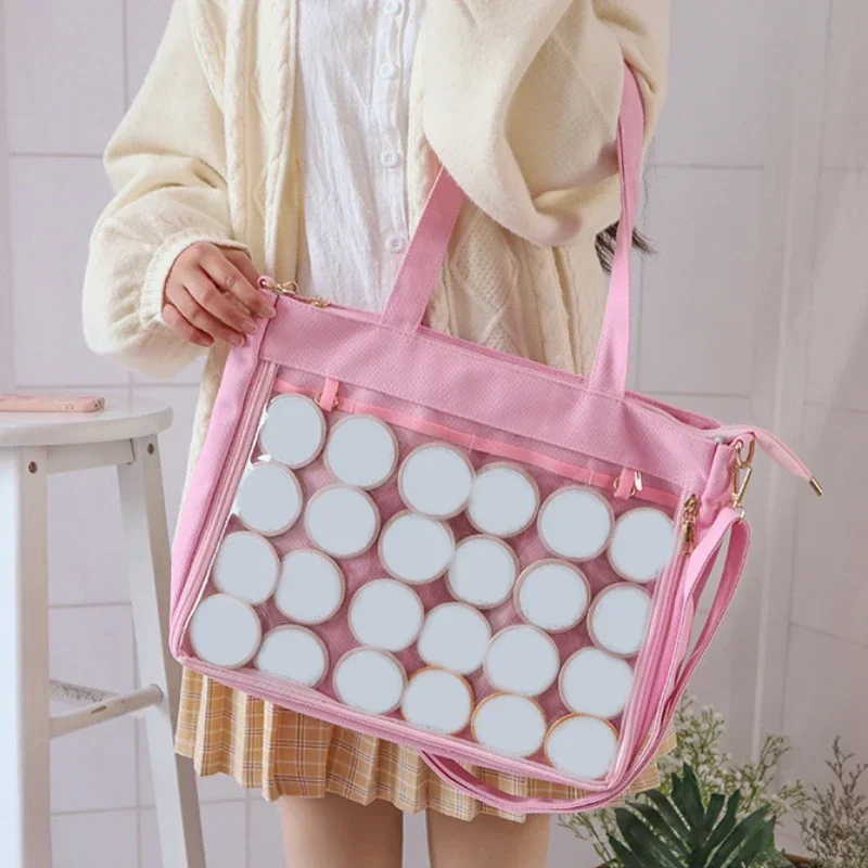 sac à main japonais transparent pour femmes, grand sac ita noir avec insert, sacs à main kawaii pour filles, sacs à main à double sangles sac à main japonais transparent pour femmes, grand sac ita noir avec insert, sacs à main kawaii pour filles, sacs à main à double sangles