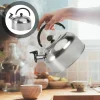 théière améliorée en acier inoxydable 3l, bouilloires à eau, théière à gaz, bouilloire à eau pour voyages, randonnée, bouilloire de cuisine