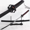 Épée ninja en bois de style japonais pour enfant, jouet de cosplay, accessoire de samouraï, taille réelle, wiltshire, katana, anime, ichigo, aizen, sousuke