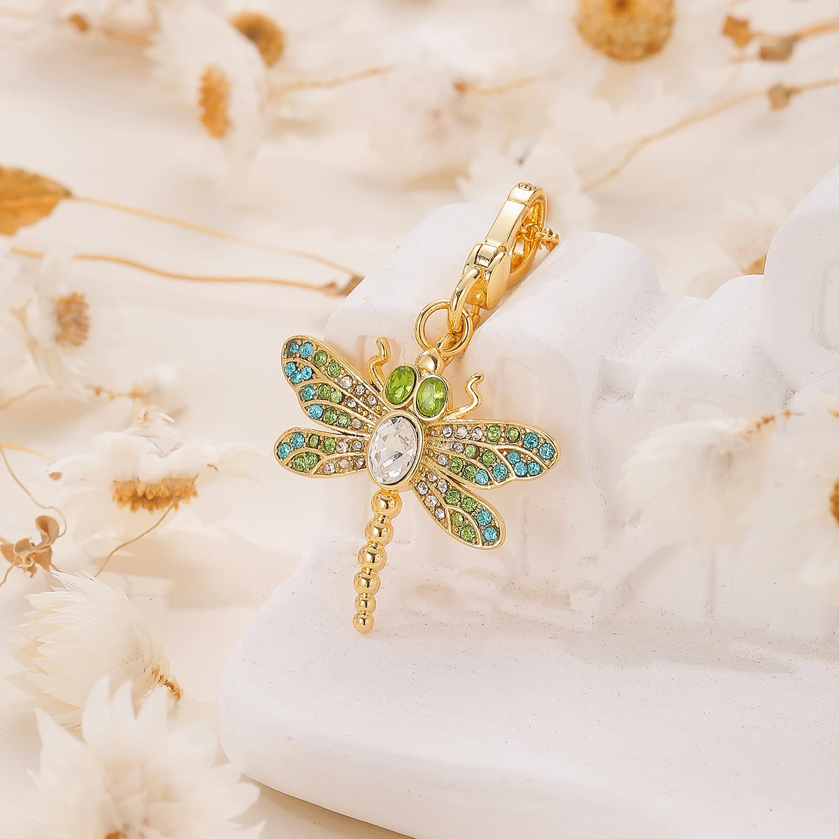 collier libellule en diamant émail exquis, 1 pièce, design, accessoires de décoration de pull mignon, bijoux cadeau de fête de noël collier libellule en diamant émail exquis, 1 pièce, design, accessoires de décoration de pull mignon, bijoux cadeau de fête de noël