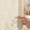 rideau en lin de style naturel japonais, anti poussière, écran de fenêtre transparent pour chambre à coucher, porte de cuisine, rideau doux pratique