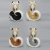 bandeau d'oreille de chien en fourrure, queue de dessin animé comic con, accessoires de cosplay, simulation de peluche, queue d'oreilles d'animaux