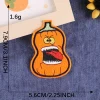 autocollants brodés en forme de citrouille pour halloween, accessoires pour vêtements, chaussures, chapeaux, sacs à dos, 152 pièces