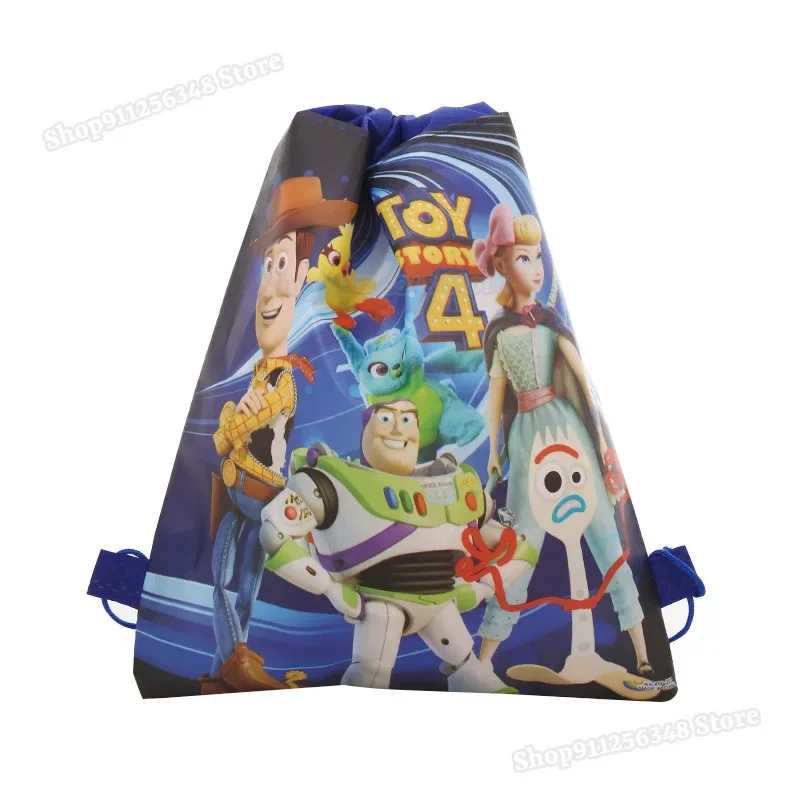 sacs à cordon disney toys story, organisateur portable imprimé de figurines de dessin animé, sac à cordon, pochette de rangement en tissu non tissé sacs à cordon disney toys story, organisateur portable imprimé de figurines de dessin animé, sac à cordon, pochette de rangement en tissu non tissé