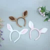 costume de cerceau d'oreille de cheval d'anime mignon, oreilles d'animaux de simulation, bande de sauna en peluche, accessoires d'halloween