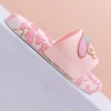 sanrio kuromi pantoufles de dessin animé filles et garçons chaussures coulissantes antidérapantes d'intérieur sandales à bout ouvert pour enfants doux et confortables