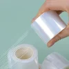 film de tatouage rond transparent, couverture en plastique, fournitures pour les yeux et les lèvres, 1 rouleau