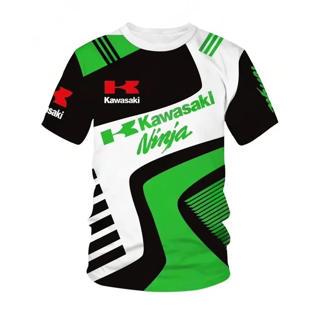 t shirt kawasaki, t shirt imprimé, séchage rapide, absorbant la transpiration, vêtements de moto amples et confortables à la mode t shirt kawasaki, t shirt imprimé, séchage rapide, absorbant la transpiration, vêtements de moto amples et confortables à la mode