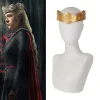 Vêtements de sauna de cosplay du film Dragon Family bal aenyra TargarFP, couronne dorée, bande de sauna unisexe, accessoires de cheveux d&rsquo;Halloween, accessoires, nouveau