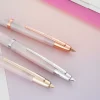 couleur limitée! jinhao 20 sakura résine presse rose or pince stylo plume rétractable ef f plume stylo avec convertisseur fournitures scolaires
