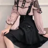 Y2k Bow Blouse à volants femmes japonais JK Kawaii dentelle chemise à volants Harajuku mignon haut pour femme 2025 élégant Lolita Blusas Camisas Y2k Bow Blouse à volants femmes japonais JK Kawaii dentelle chemise à volants Harajuku mignon haut pour femme 2025 élégant Lolita Blusas Camisas