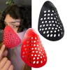 Demi-visage support masque en Silicone Cosplay extérieur cyclisme randonnée chasse cagoule coque housse de protection masques buccaux accessoire