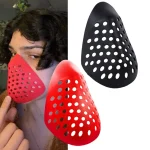 Demi-visage support masque en Silicone Cosplay extérieur cyclisme randonnée chasse cagoule coque housse de protection masques buccaux accessoire