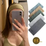 Bandeau de sauna élastique pour femmes et hommes, bandeau pour filles, vêtements de sauna, accessoires pour cheveux, automne, hiver, nouveau Bandeau de sauna élastique pour femmes et hommes, bandeau pour filles, vêtements de sauna, accessoires pour cheveux, automne, hiver, nouveau