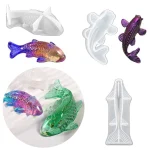 Moule résine époxy carpe Silicone moule noël fait à la main bricolage tridimensionnel Animal petit poisson bonne chance Koi gâteau moules Moule résine époxy carpe Silicone moule noël fait à la main bricolage tridimensionnel Animal petit poisson bonne chance Koi gâteau moules