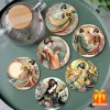 4 pouces Style japonais Kimono Sakura Architecture Art 2D sous-verres en bois salon de thé maison cafés Restaurants décorer cadeaux de fête 4 pouces Style japonais Kimono Sakura Architecture Art 2D sous-verres en bois salon de thé maison cafés Restaurants décorer cadeaux de fête