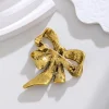 broches à nœud papillon vintage simples pour femmes, vêtements manteau corsage, accessoires cadeaux
