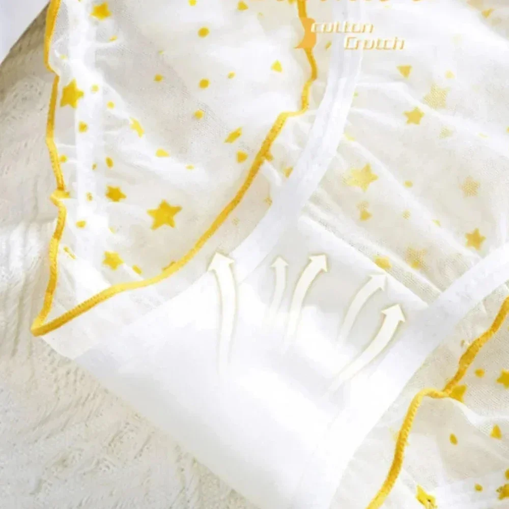 slip japonais élastique et sexy, sous vêtements en dentelle transparente, culotte à volants avec nœud, mignon, doux, lolita, pantalon confortable, lingerie, pur désir slip japonais élastique et sexy, sous vêtements en dentelle transparente, culotte à volants avec nœud, mignon, doux, lolita, pantalon confortable, lingerie, pur désir