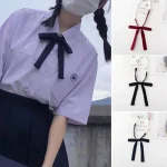 Uniforme de style japonais JK pour filles, nœud papillon fleur, chemise faite à la main, accessoires vestisenscosplay, mode