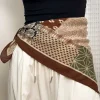 bandana bohème pour femmes et filles, couvre chef rétro, foulard de danse de rue, style funky, épices, cravate pour cheveux, écharpe carrée, décor