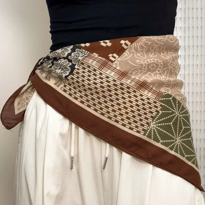 bandana bohème pour femmes et filles, couvre chef rétro, foulard de danse de rue, style funky, épices, cravate pour cheveux, écharpe carrée, décor bandana bohème pour femmes et filles, couvre chef rétro, foulard de danse de rue, style funky, épices, cravate pour cheveux, écharpe carrée, décor