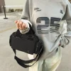 sacs fourre tout en tissu nylon japonais pour femmes, sac à bandoulière décontracté, simple, de styliste, à la mode, nouvelle collection 2025