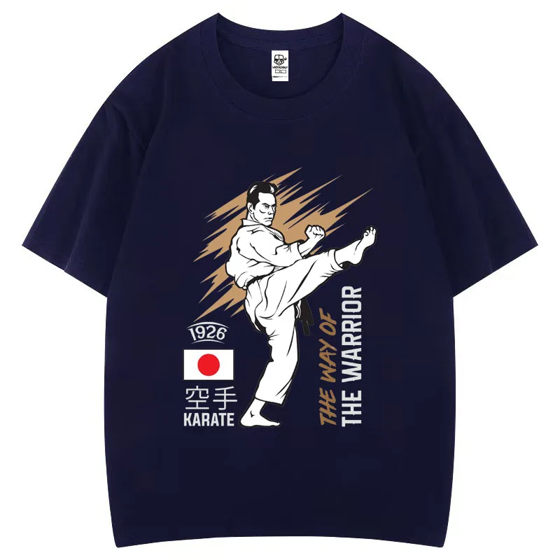 classique japonais karaté art martial coton t shirt unique sports de plein air confortable respirant impression hauts harajuku chemise décontractée classique japonais karaté art martial coton t shirt unique sports de plein air confortable respirant impression hauts harajuku chemise décontractée