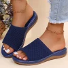 Sandales d&rsquo;Niket d&rsquo;Extérieur pour Femme, Chaussures d&rsquo;Été Souples à Talons Bas, Plates, de Plage