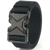 ceinture à boucle en nylon tressé pour hommes, légère et respirante, 125cm, pour les déplacements quotidiens, nouvelle collection