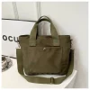 petits sacs fourre tout décontractés pour femmes, sacs à bandoulière en toile japonaise, sacoche de banlieue de grande capacité, sacs à main pour femmes
