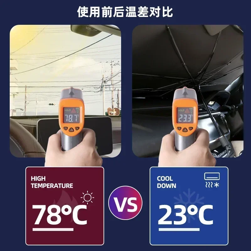 pare soleil de voiture pour ombrage automatique, pare soleil de voiture, protection solaire, parasol d'été, intérieur, accessoires de protection de pare brise pare soleil de voiture pour ombrage automatique, pare soleil de voiture, protection solaire, parasol d'été, intérieur, accessoires de protection de pare brise