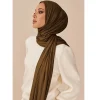 Écharpe Hijab en Jersey pour Femmes Musulmanes, Châle en Coton Modal, Écharpe de Sauna Simple, Turban Africain Écharpe Hijab en Jersey pour Femmes Musulmanes, Châle en Coton Modal, Écharpe de Sauna Simple, Turban Africain