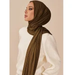Écharpe Hijab en Jersey pour Femmes Musulmanes, Châle en Coton Modal, Écharpe de Sauna Simple, Turban Africain