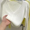 cardigan coréen pour femmes, mince, décontracté, solide, résistant au soleil, tout assressentiavec tout, col en v, style doux, bonbons document de base 03/3