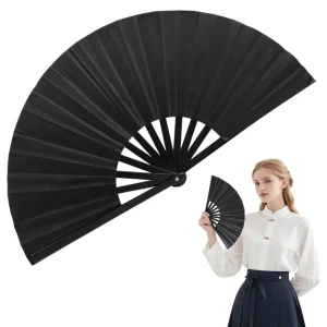 Grand éventail Rave pliant, pour danse en ligne, grands éventails de claquement pour bottes sur le sol, décoration de fête de danse, Festival Grand éventail Rave pliant, pour danse en ligne, grands éventails de claquement pour bottes sur le sol, décoration de fête de danse, Festival