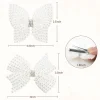 pinces à cheveux sweet pearl pour filles, pinces à cheveux ornementales, barrettes à couches, épingles à cheveux en biscuits bling, accessoires pour cheveux pour enfants, mode