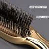 brosse à cheveux japonaise premiun, massage du cuir chevelu, haute qualité, portable, doux, anti frisottis, peigne, masseur de tête, outils de coiffure, 1 pièce