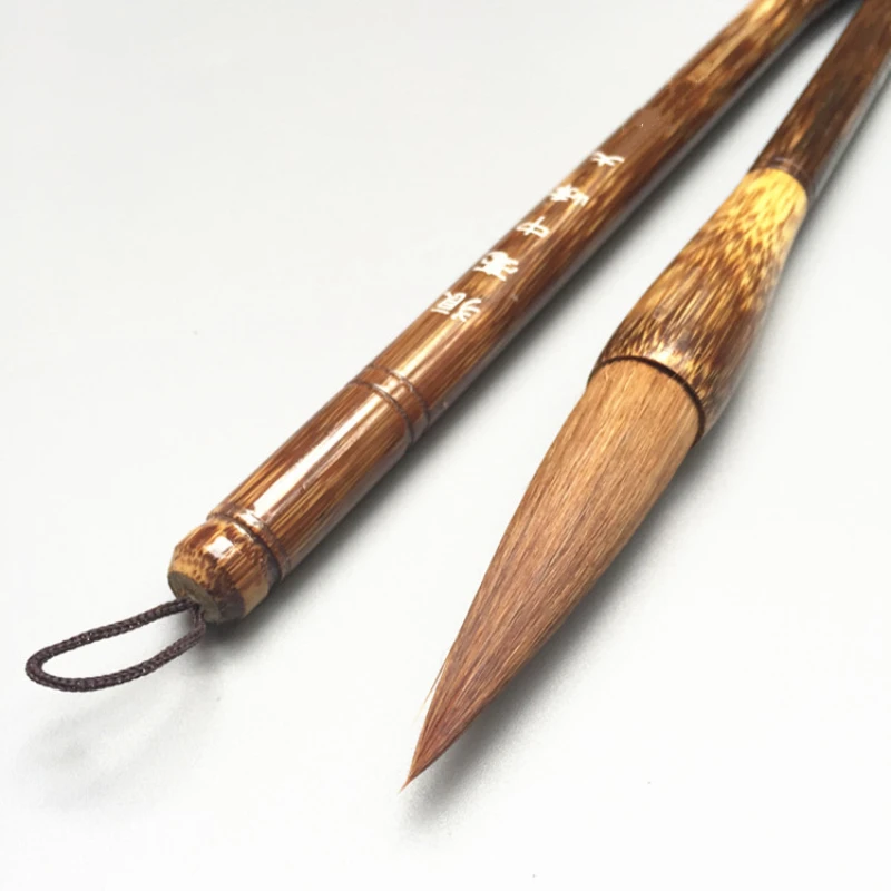 pinceau de calligraphie chinoise, brosse à cheveux de belette, brosse d'écriture et de dessin pour débutant, script régulier, chine en caligraphie caligrafia pinceau de calligraphie chinoise, brosse à cheveux de belette, brosse d'écriture et de dessin pour débutant, script régulier, chine en caligraphie caligrafia