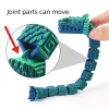 modèle tridimensionnel de dragon imprimé en 3d, décoré d'écailles et de cornes, simulation de dragon et de serpent, accessoire mobile